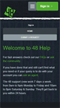 Mobile Screenshot of help.48months.ie